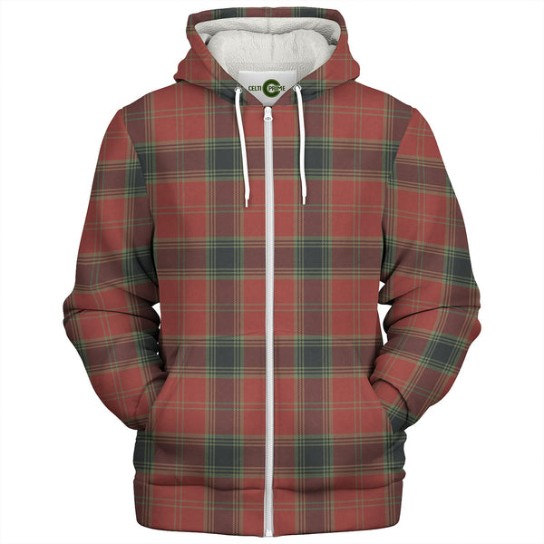 Lawlis aka Lawless Weathered Tartan Sherpa Hoodie