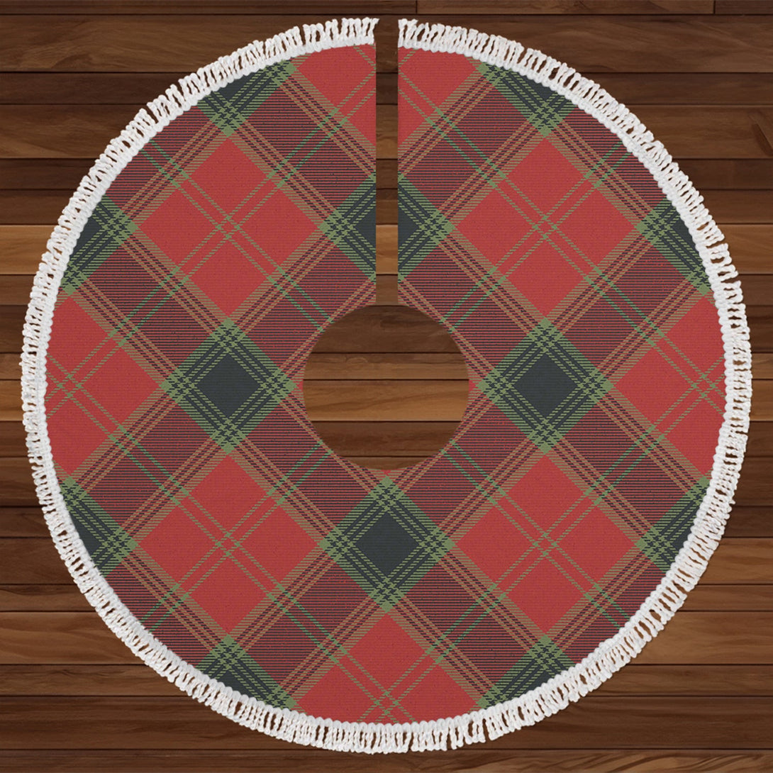 Lawlis aka Lawless Weathered Tartan Christmas Tree Skirt