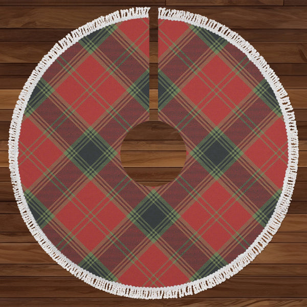 Lawlis aka Lawless Weathered Tartan Christmas Tree Skirt