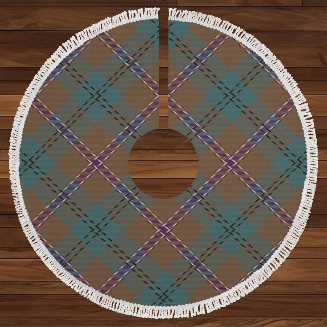 Lawrie Weathered Tartan Christmas Tree Skirt