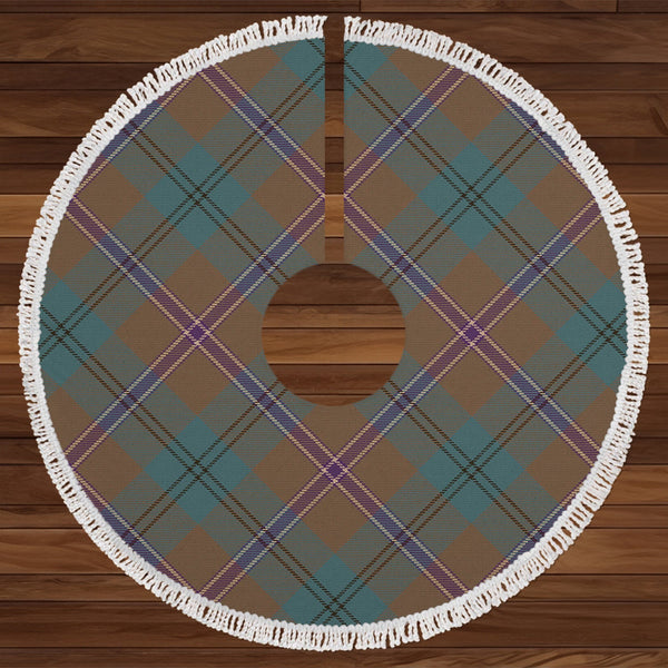 Lawrie Weathered Tartan Christmas Tree Skirt