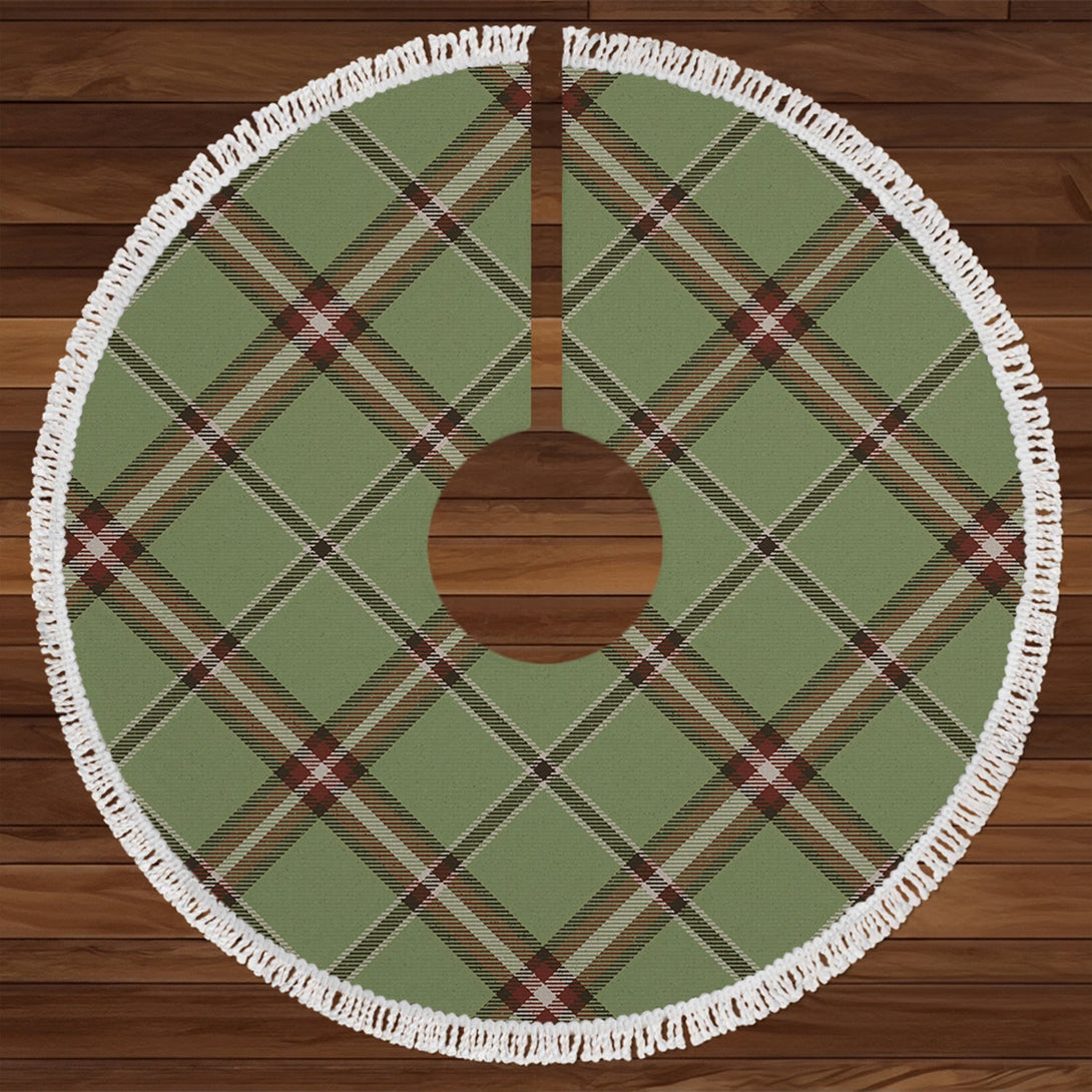 Leach Hunting 2 Weathered Tartan Christmas Tree Skirt