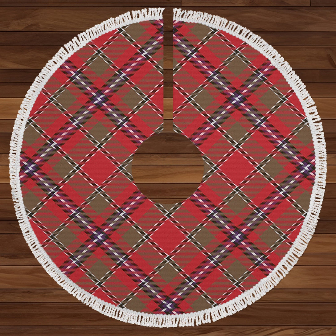 Leach Weathered Tartan Christmas Tree Skirt