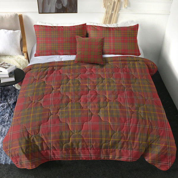 Leask Weathered Clan Badge Tartan Comforter