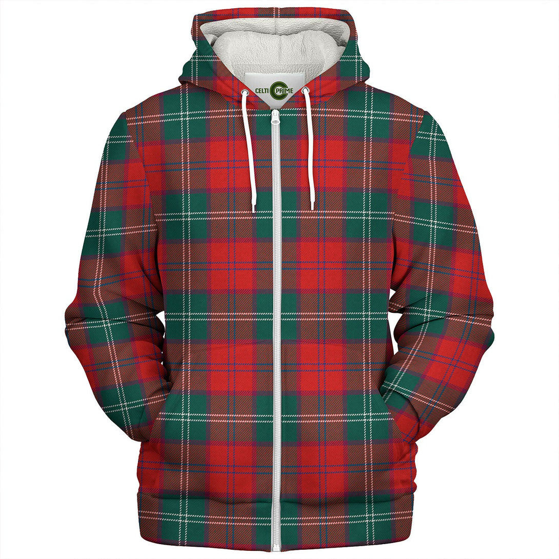 Leckie Modern Tartan Sherpa Hoodie