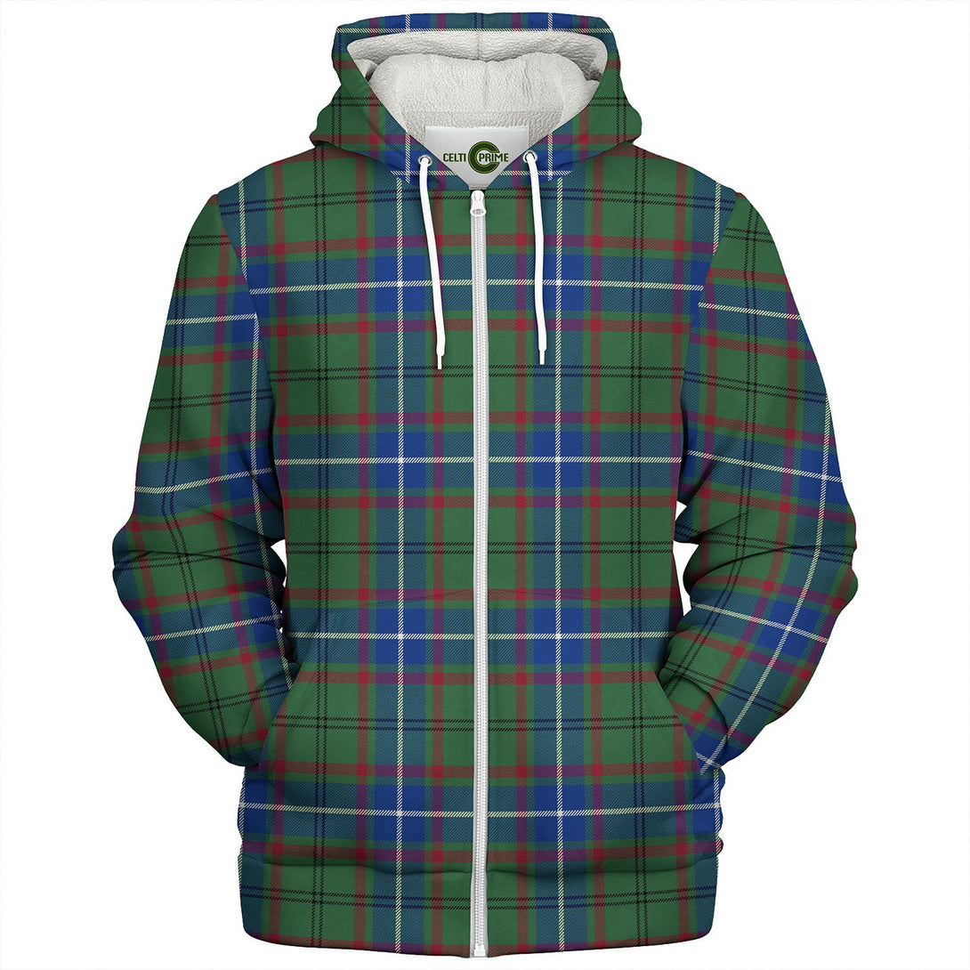 Lee (O-Lee) Modern Tartan Sherpa Hoodie