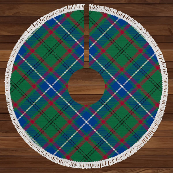 Lee (O-Lee) Modern Tartan Christmas Tree Skirt