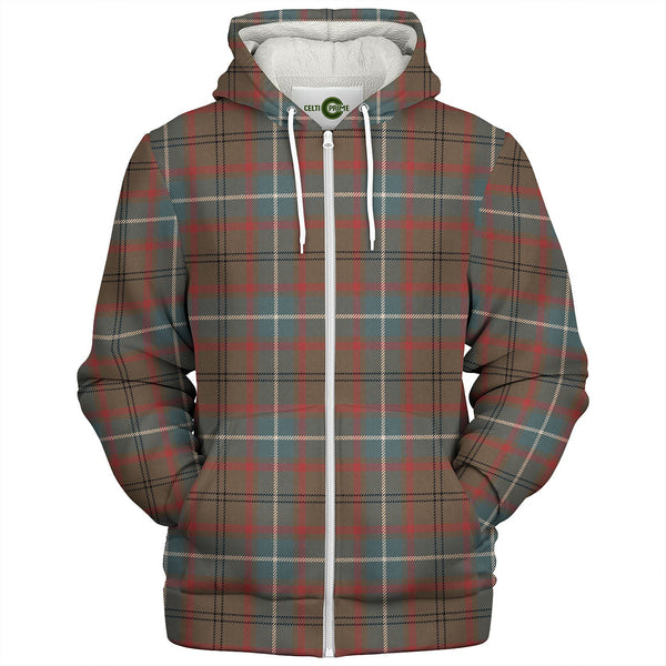 Lee (O-Lee) Weathered Tartan Sherpa Hoodie