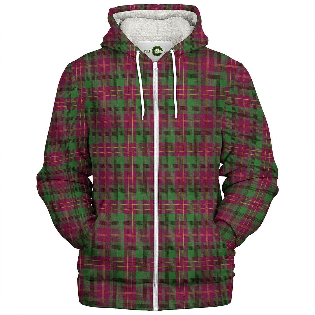 Leighton Modern Clan Badge Tartan Sherpa Hoodie