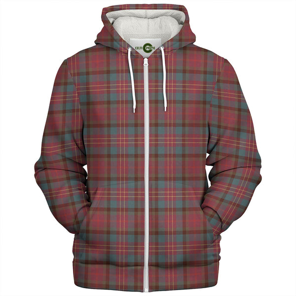 Leighton Weathered Tartan Sherpa Hoodie