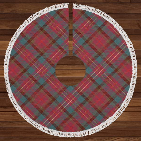 Leighton Weathered Tartan Christmas Tree Skirt