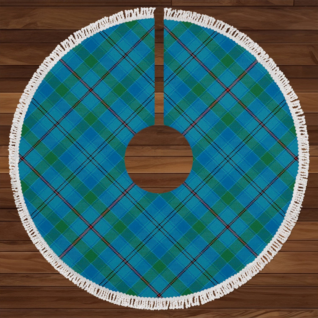 Leith District Ancient Clan Badge Tartan Christmas Tree Skirt