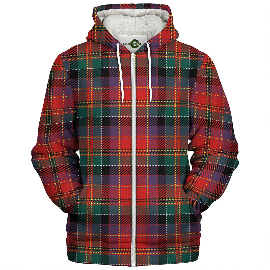 Leith (Hay 4) Modern Tartan Sherpa Hoodie