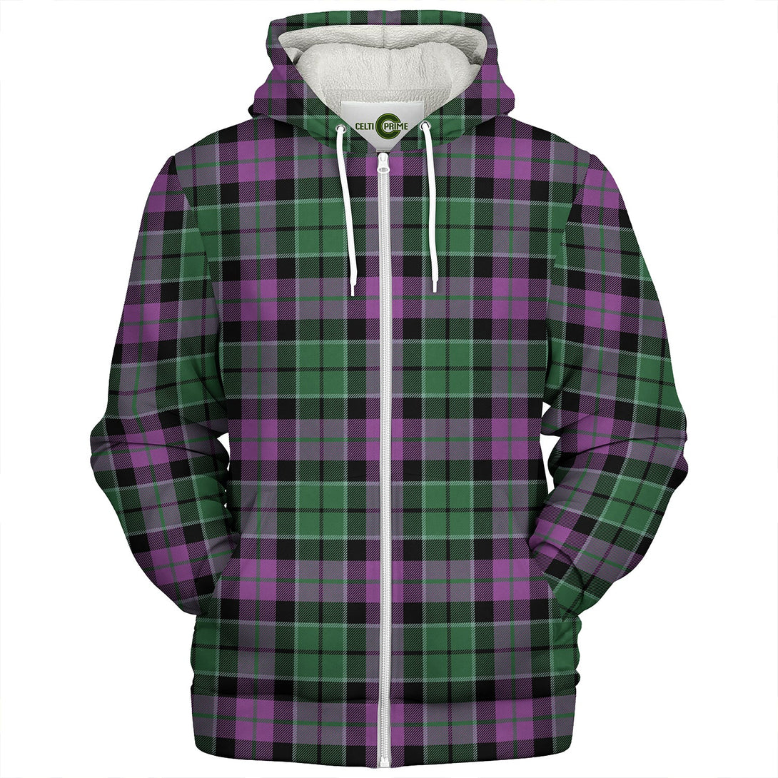 Lennie Ancient Clan Badge Tartan Sherpa Hoodie