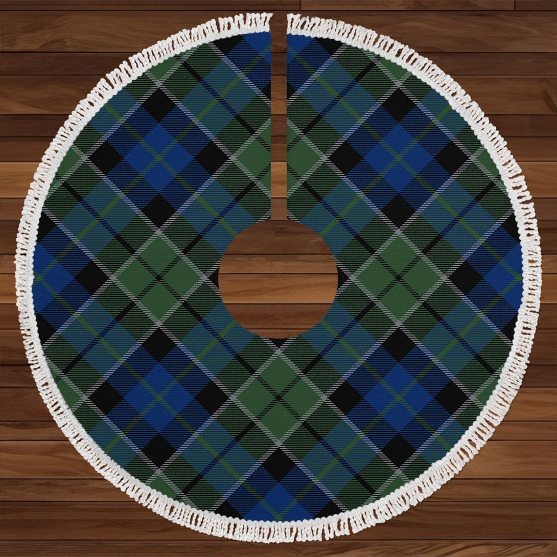 Lennie Modern Clan Badge Tartan Christmas Tree Skirt