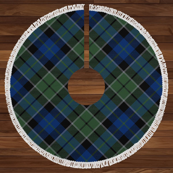 Lennie Modern Clan Badge Tartan Christmas Tree Skirt