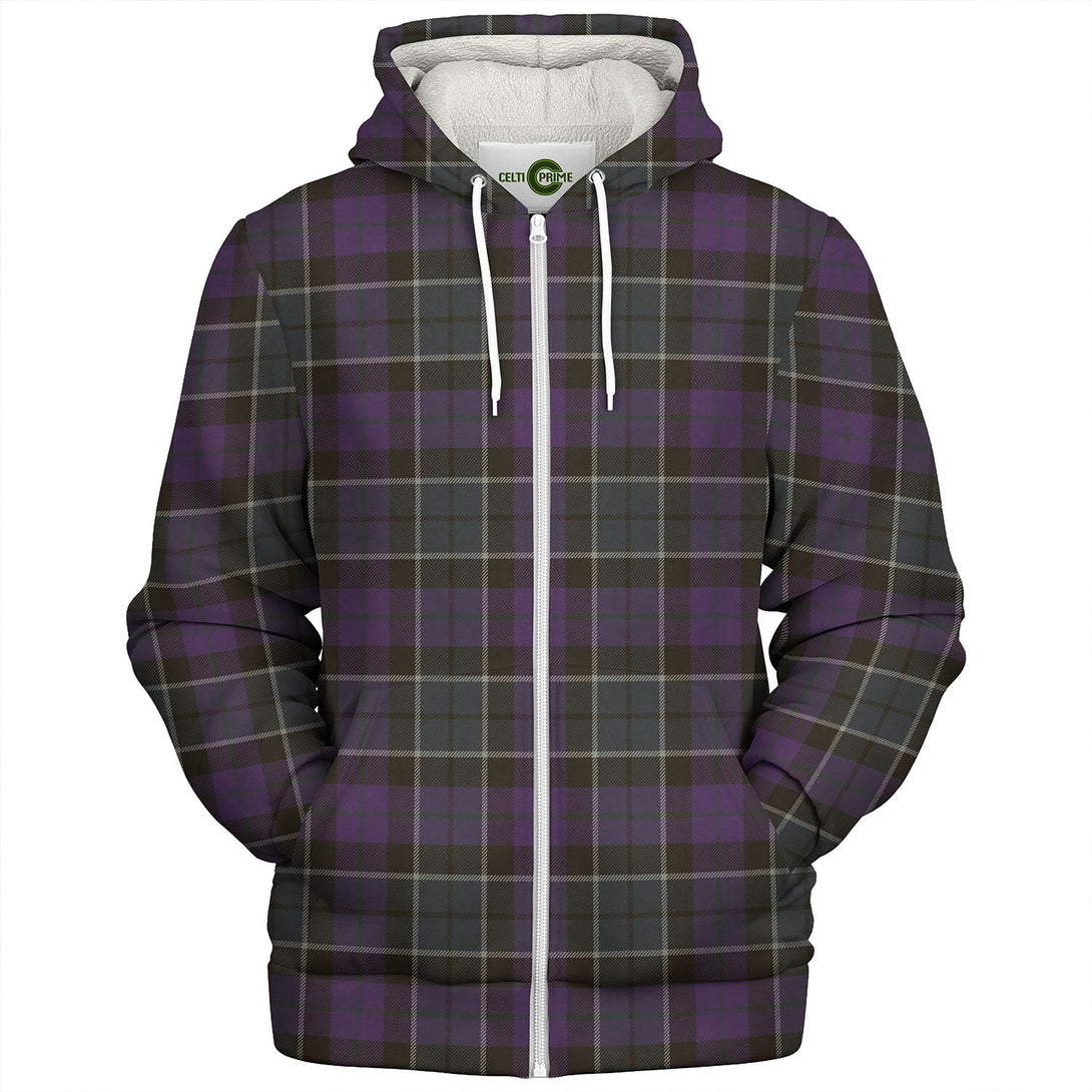 Lennie Weathered Tartan Sherpa Hoodie