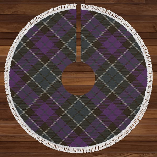 Lennie Weathered Clan Badge Tartan Christmas Tree Skirt