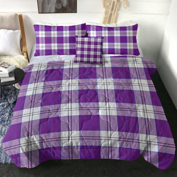 Lennox Dress Dance Purple Tartan Comforter