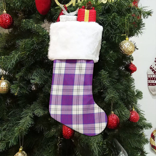 Lennox Dress Dance Purple Tartan Christmas Stocking