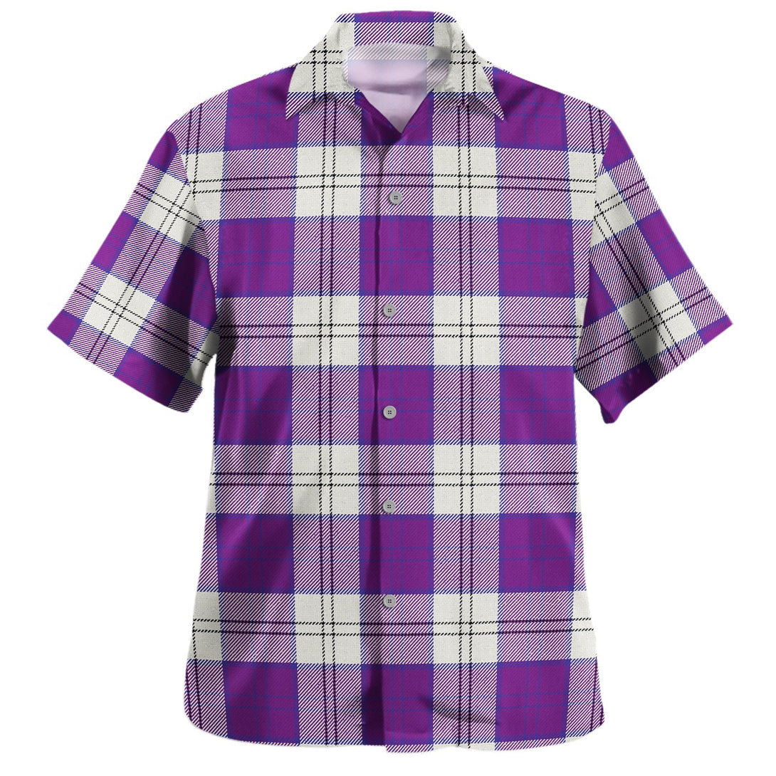 Lennox Dress Dance Purple Tartan Hawaiian Shirt