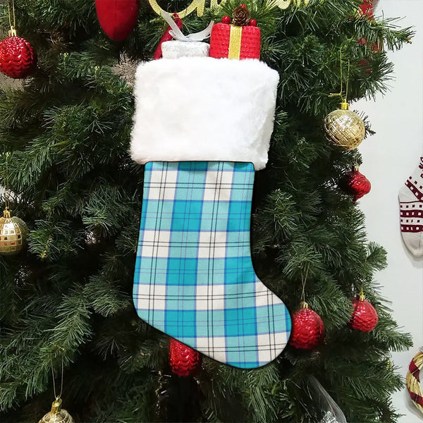 Lennox Dress Turquoise Tartan Christmas Stocking