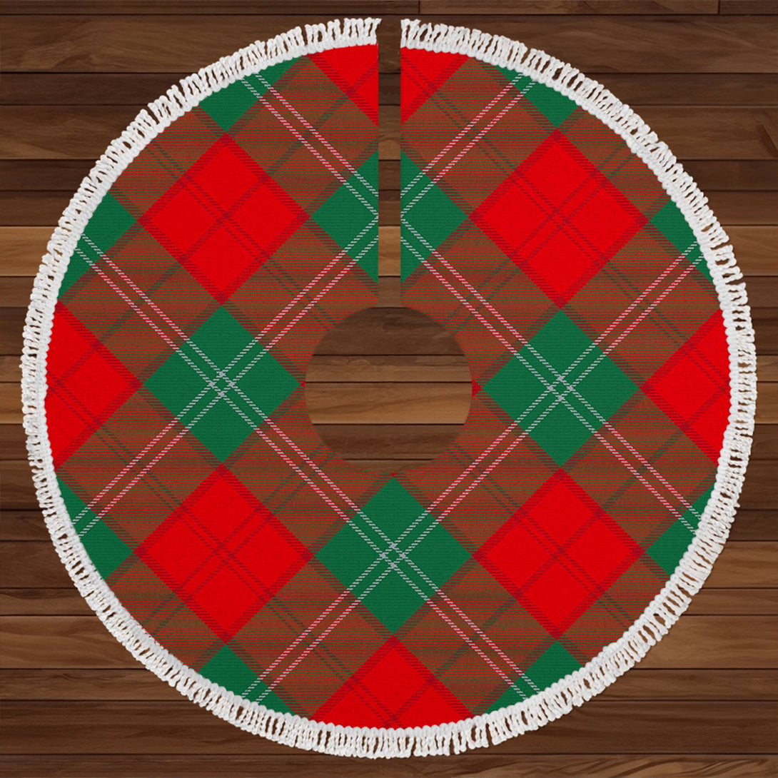 Lennox Modern Clan Badge Tartan Christmas Tree Skirt