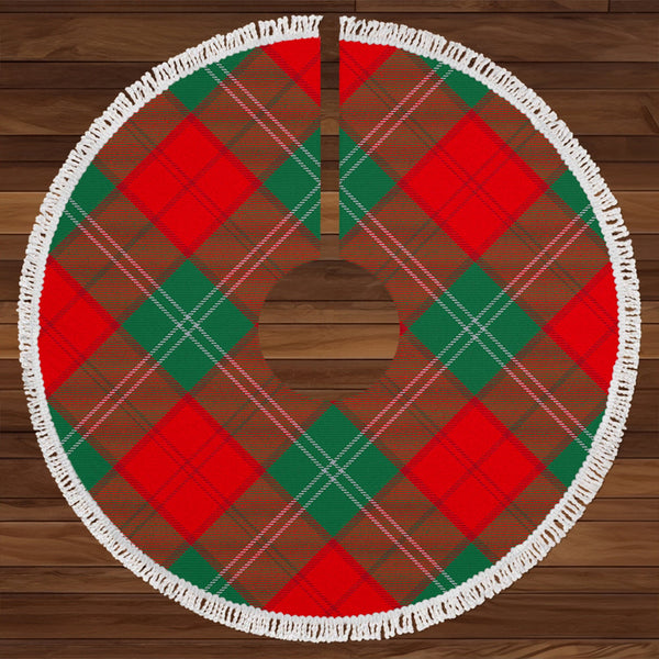 Lennox Modern Clan Badge Tartan Christmas Tree Skirt