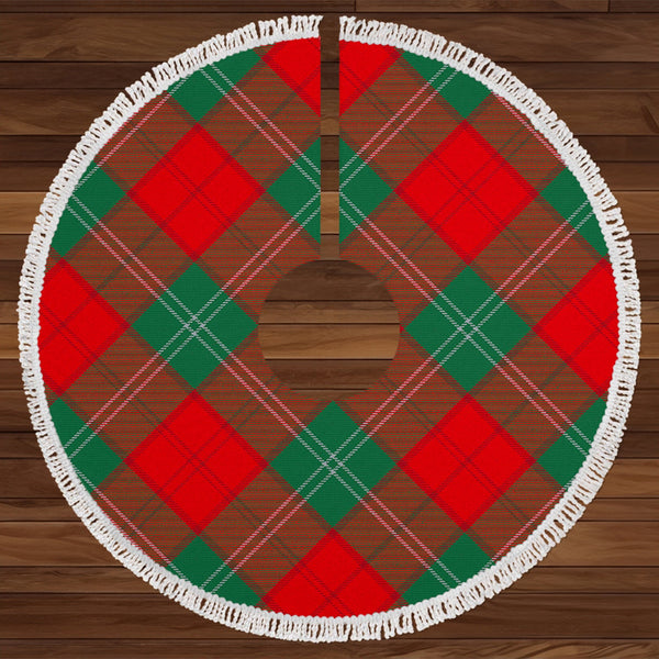 Lennox Modern Tartan Christmas Tree Skirt