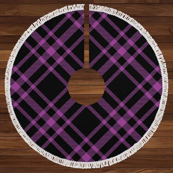 Leonard Hunting Ancient Tartan Christmas Tree Skirt