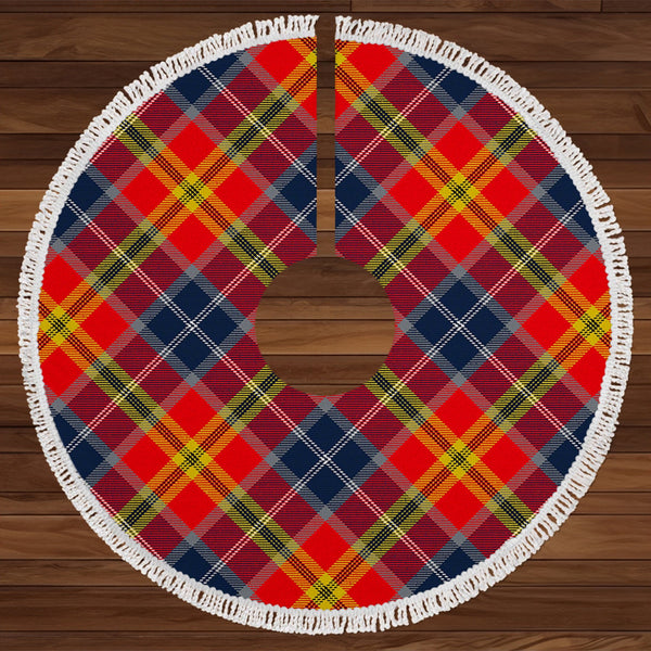 Lermontov Modern Tartan Christmas Tree Skirt