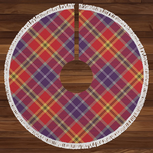 Lermontov Weathered Tartan Christmas Tree Skirt