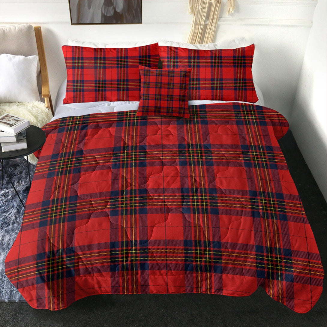 Leslie Modern Clan Badge Tartan Comforter