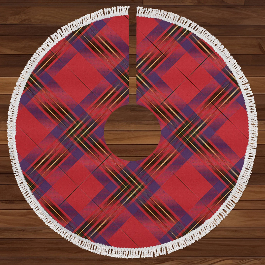 Leslie Weathered Tartan Christmas Tree Skirt