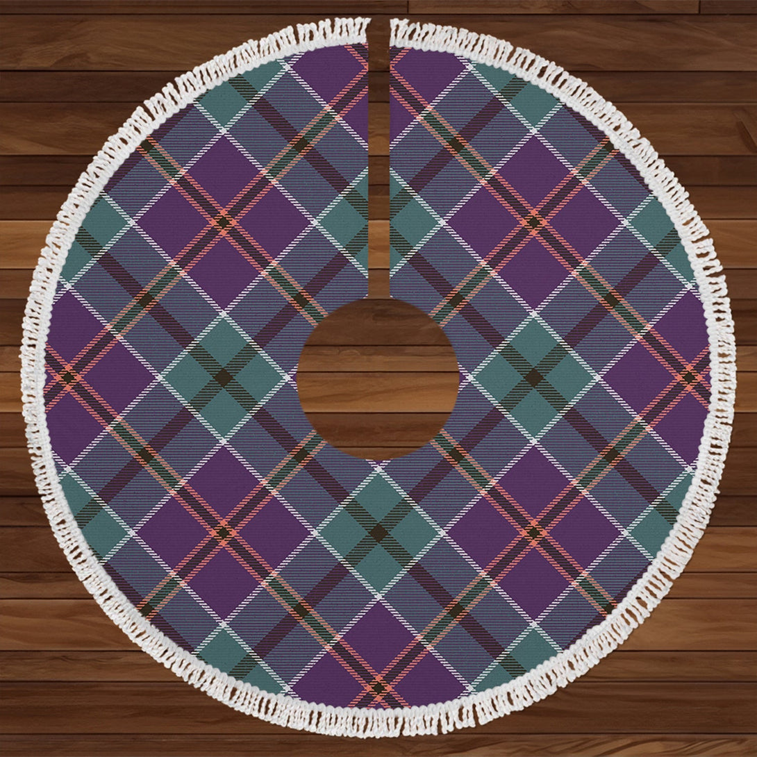 Leslie of the Hebrides Weathered Tartan Christmas Tree Skirt