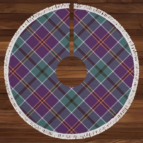 Leslie of the Hebrides Weathered Tartan Christmas Tree Skirt