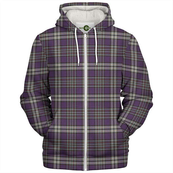 Liberton Weathered Tartan Sherpa Hoodie