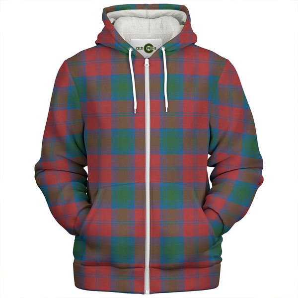 Lindsay Ancient Clan Badge Tartan Sherpa Hoodie