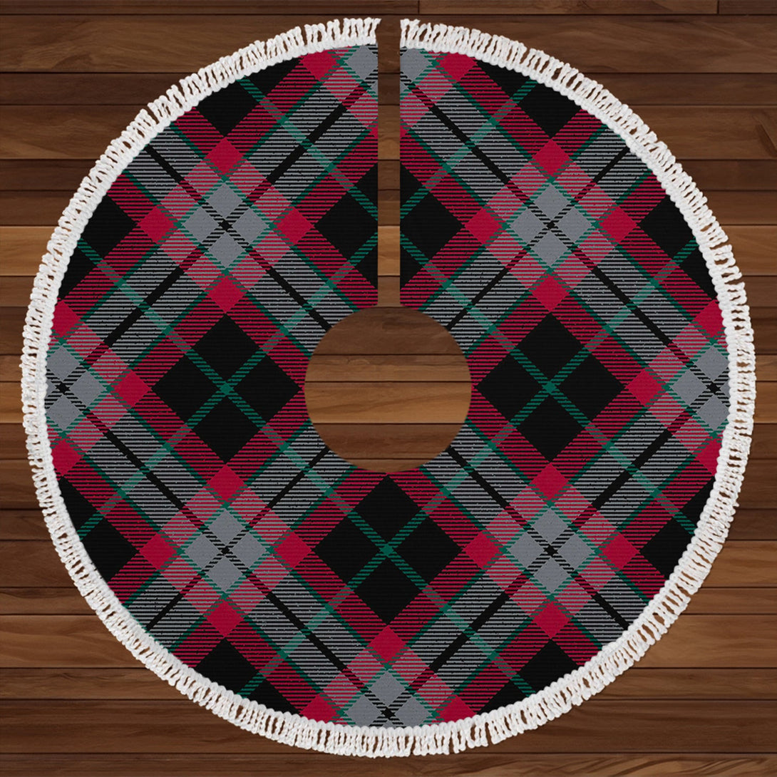 Lindsay Hunting Modern Tartan Christmas Tree Skirt