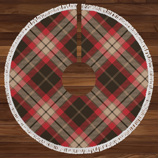 Lindsay Hunting Weathered Tartan Christmas Tree Skirt