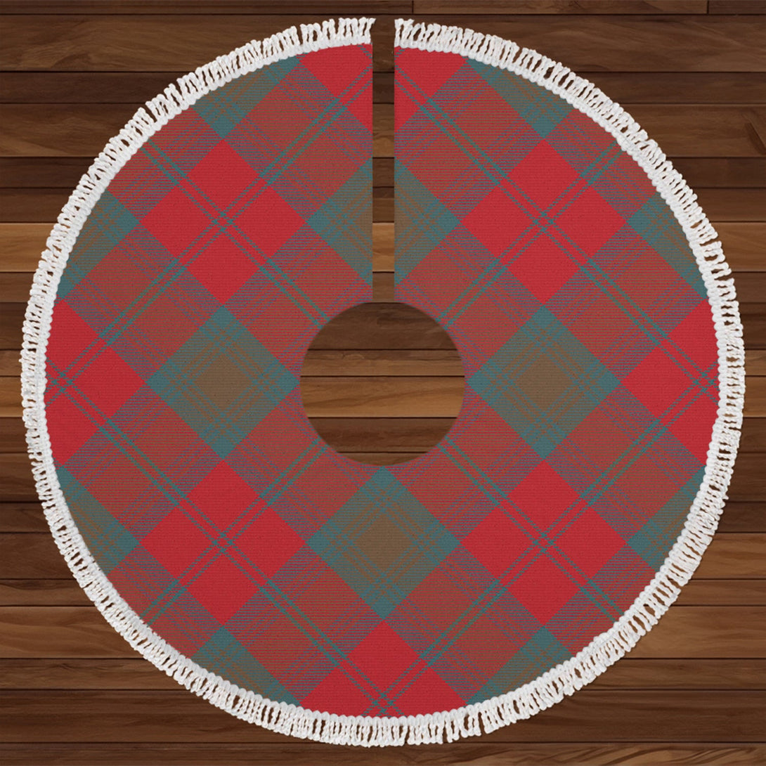 Lindsay Weathered Tartan Christmas Tree Skirt