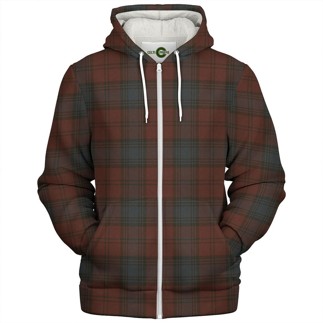 Lindsay 2 Weathered Tartan Sherpa Hoodie