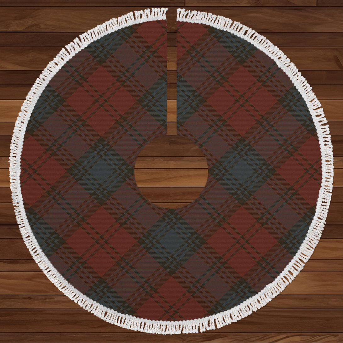 Lindsay 2 Weathered Tartan Christmas Tree Skirt