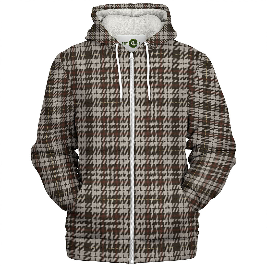 Little Arisaid Weathered Tartan Sherpa Hoodie