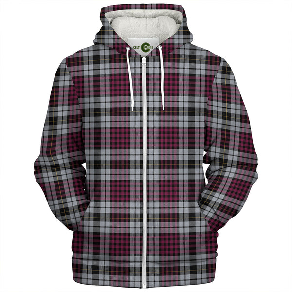 Little Dress Modern Clan Badge Tartan Sherpa Hoodie