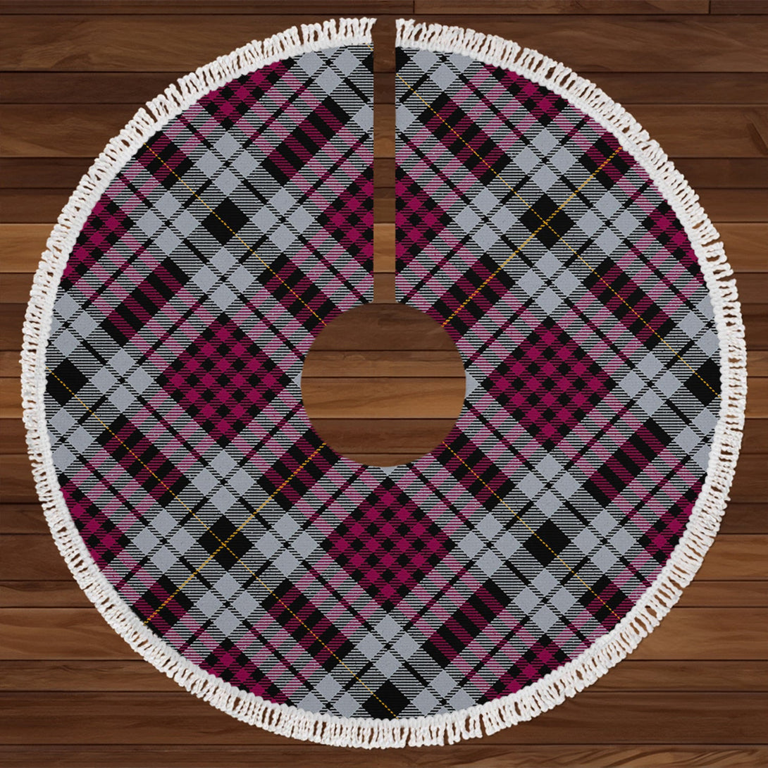 Little Dress Modern Tartan Christmas Tree Skirt