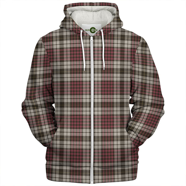 Little Dress Weathered Clan Badge Tartan Sherpa Hoodie