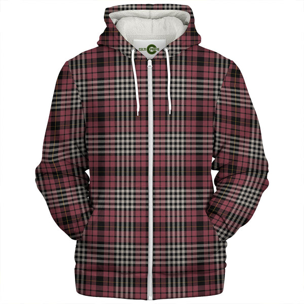 Little of Morton Rigg Ancient Clan Badge Tartan Sherpa Hoodie