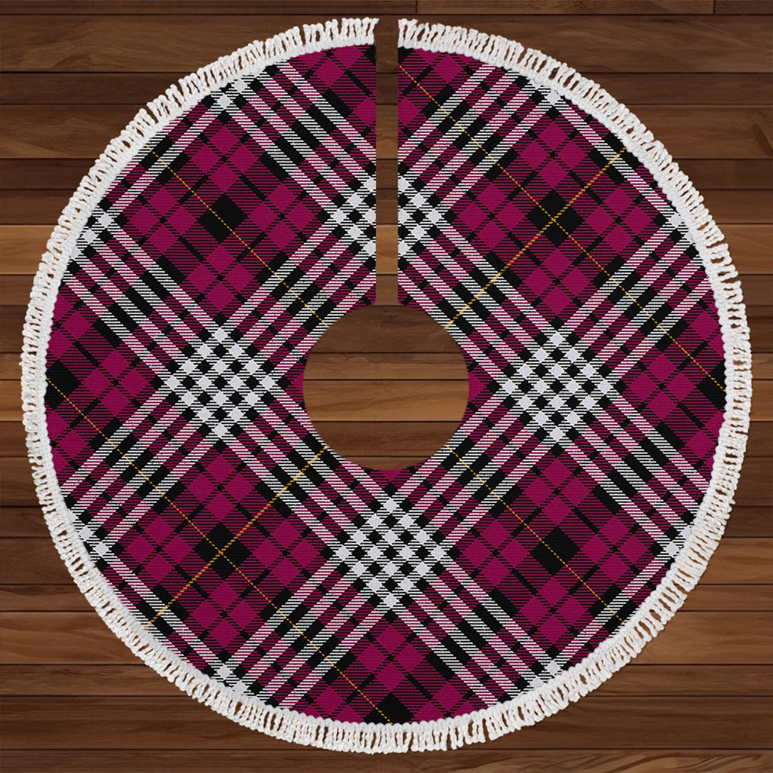 Little of Morton Rigg Modern Clan Badge Tartan Christmas Tree Skirt