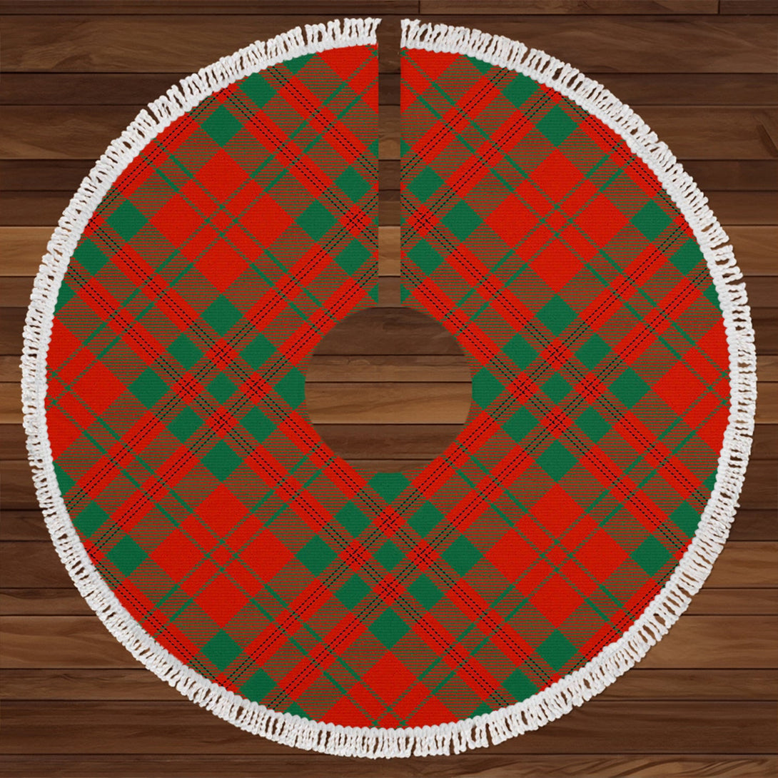 Livingstone Ancient Clan Badge Tartan Christmas Tree Skirt